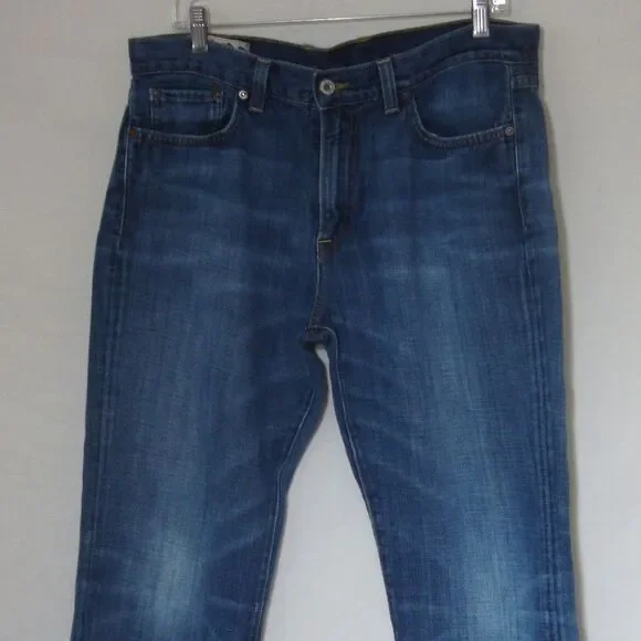 Lucky Brand Jeans Relaxed Straight Blue Denim Soft - Picture 1 of 7